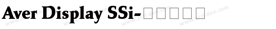 Aver Display SSi字体转换